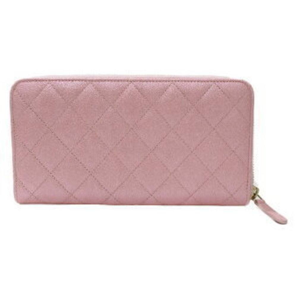 Chanel Long Wallet Caviar skin Pink Spring Summer - Picture 4 of 11
